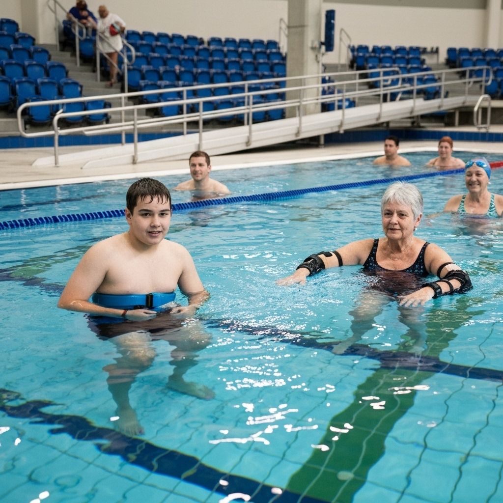 Fotografía relacionada con evento del artículo "Lanzamiento del Nuevo Programa de Natación Terapéutica".